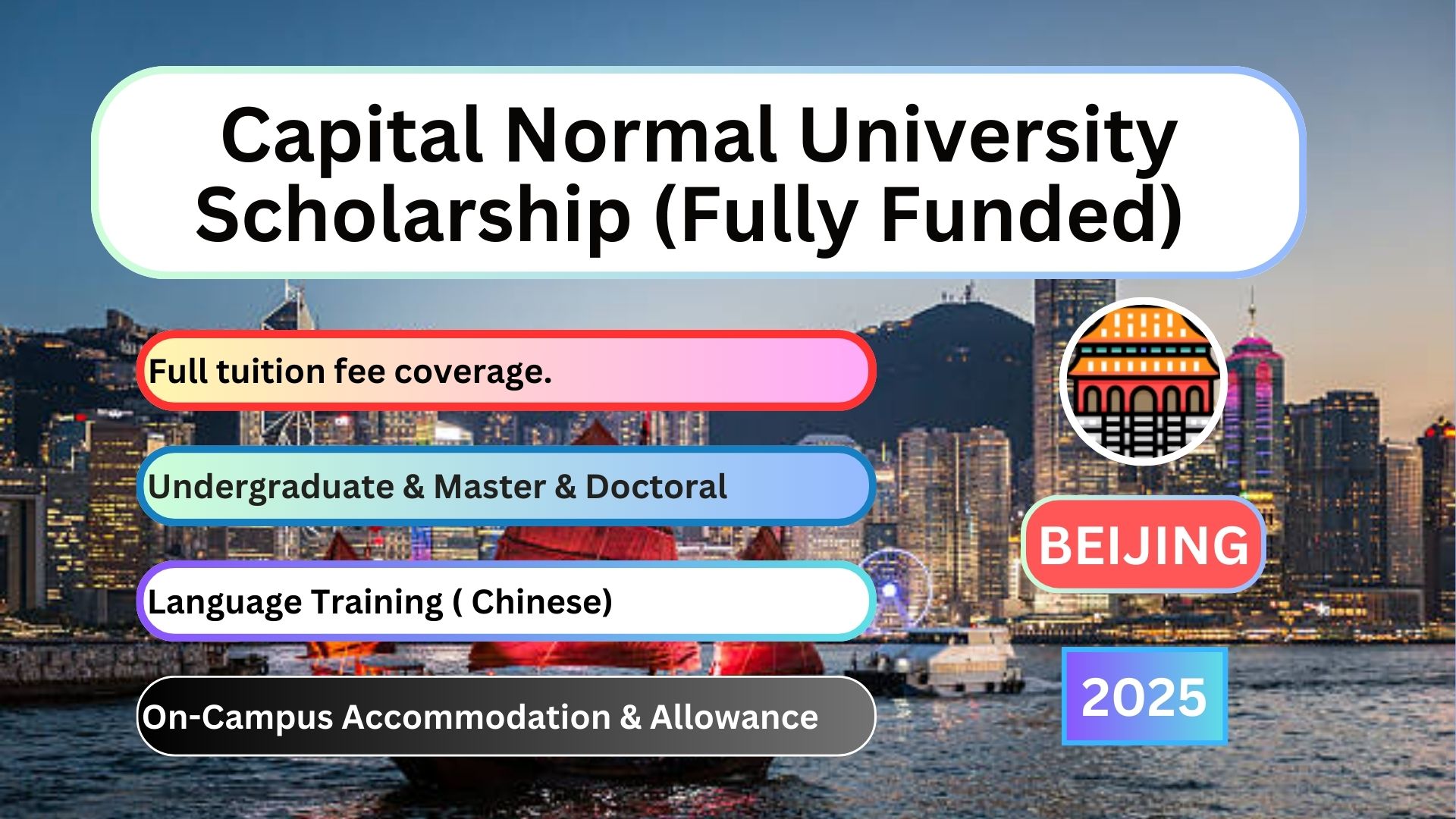 Capital Normal University Scholarship (Fully Funded) 