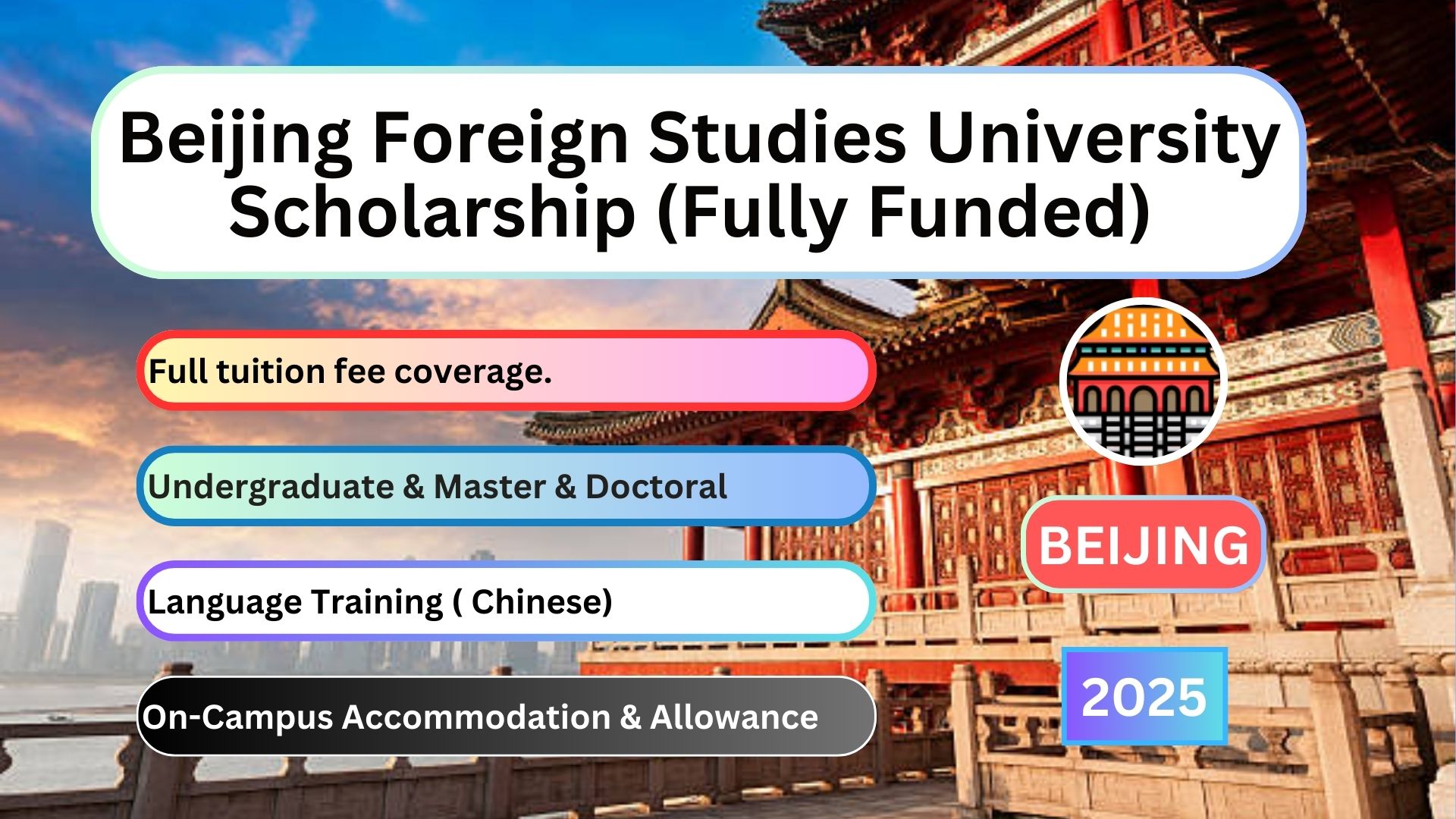 Beijing Foreign Studies University Scholarship (Fully Funded)