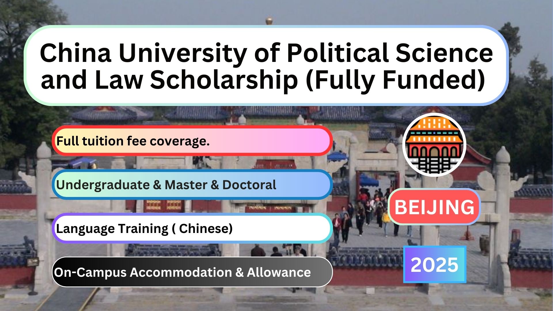 China University of Political Science and Law Scholarship (Fully Funded)