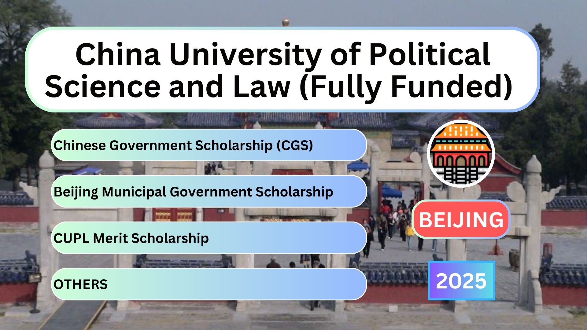 China University of Political Science and Law (Fully Funded)