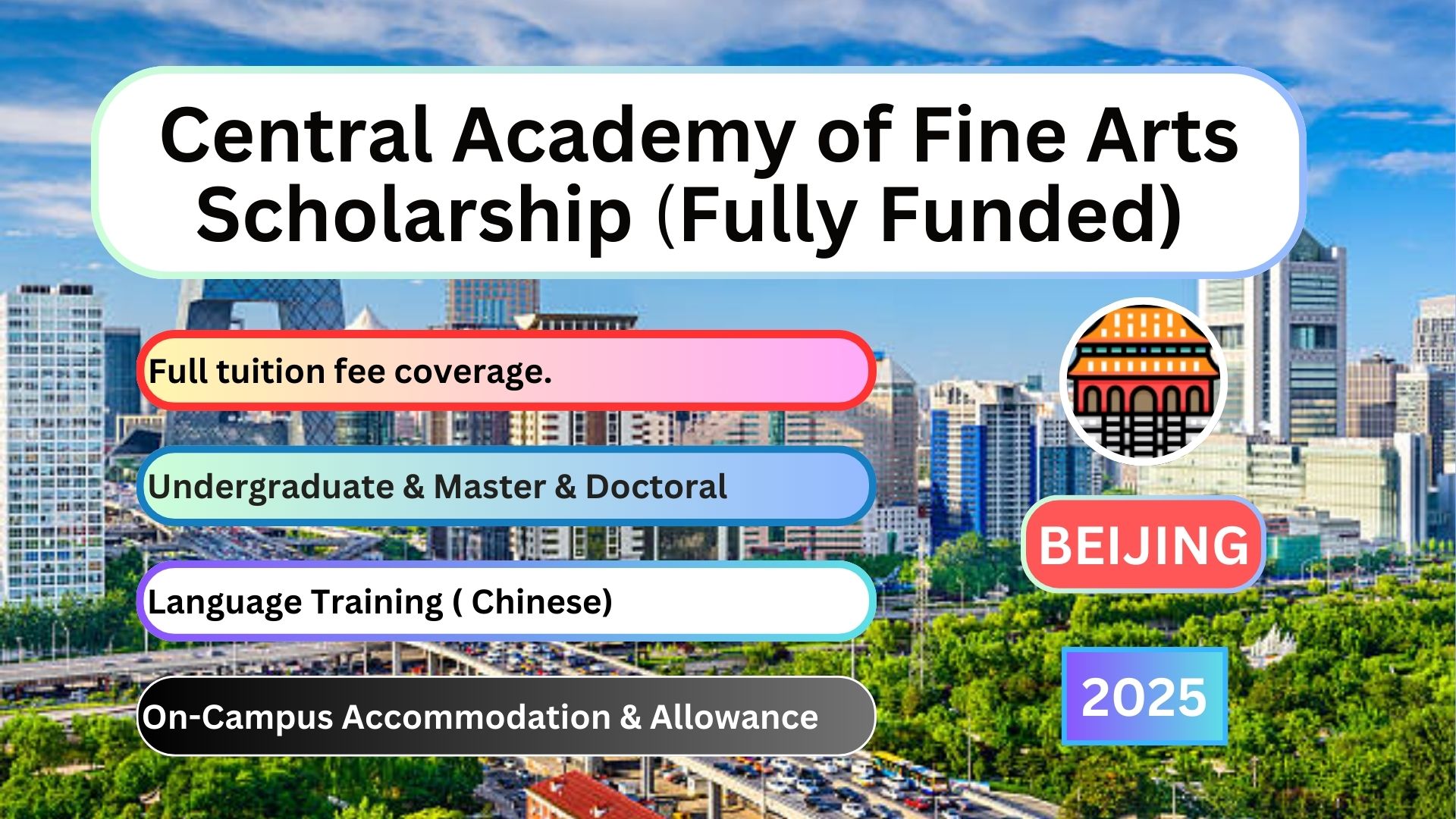 Central Academy of Fine Arts Scholarship (Fully Funded)