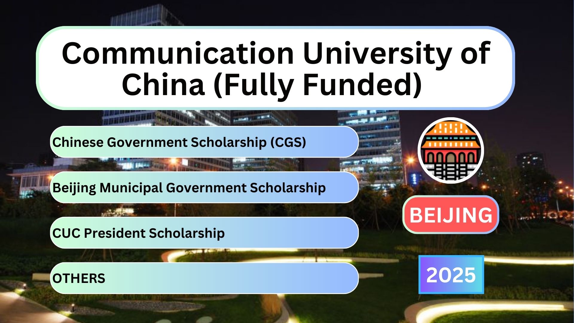 Communication University of China (Fully Funded)