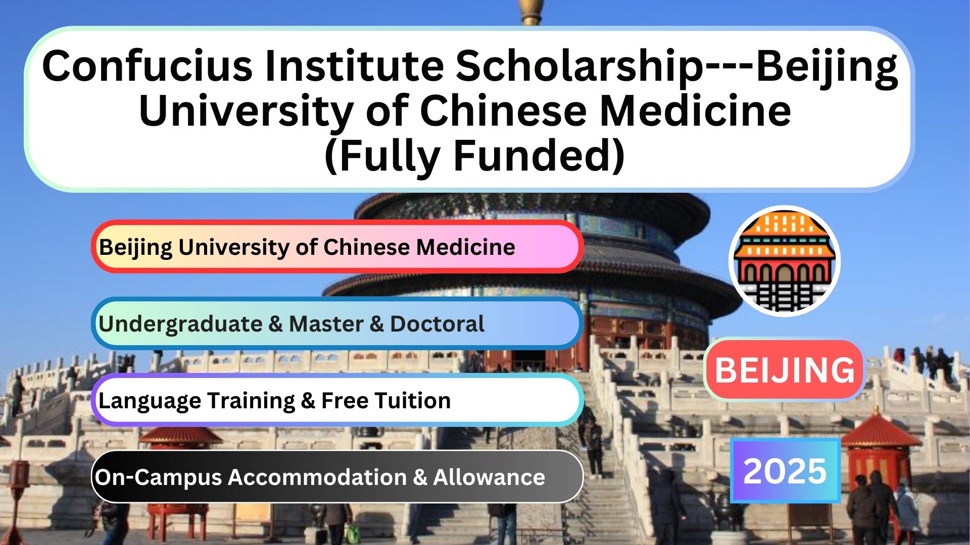 Confucius Institute Scholarship---Beijing University of Chinese Medicine (Fully Funded)