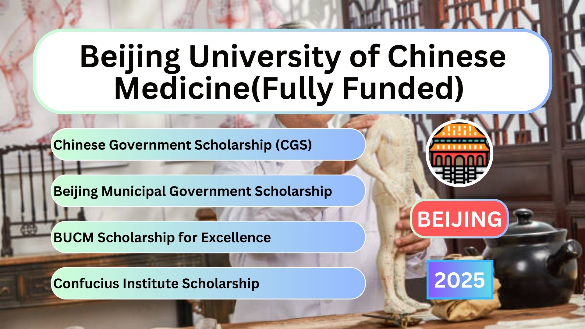 Beijing University of Chinese Medicine(Fully Funded)