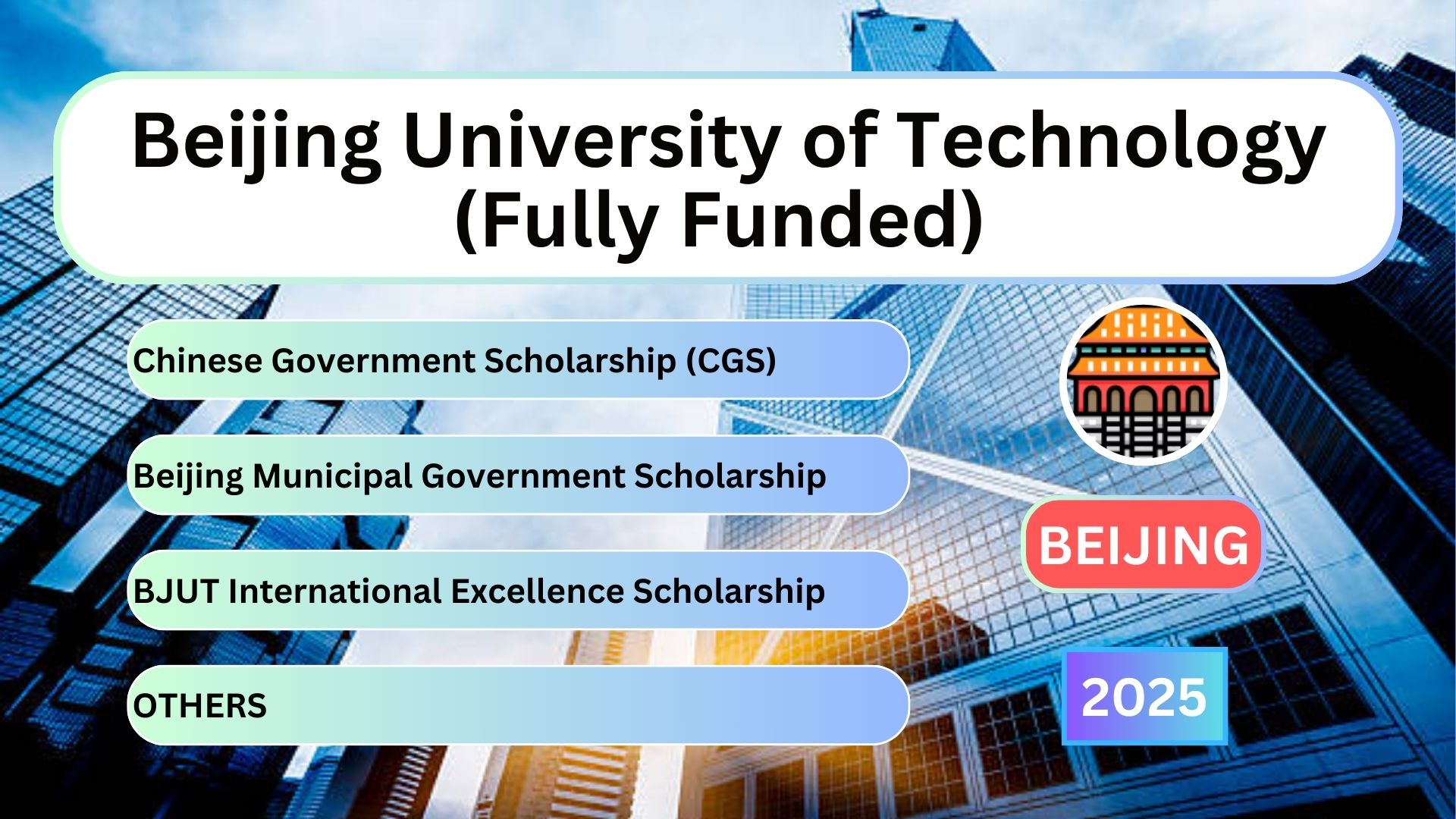 Beijing University of Technology (Fully Funded)