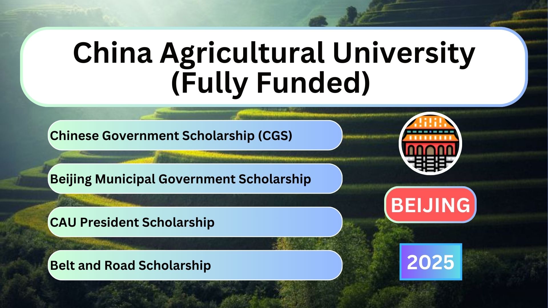 China Agricultural University President Scholarship