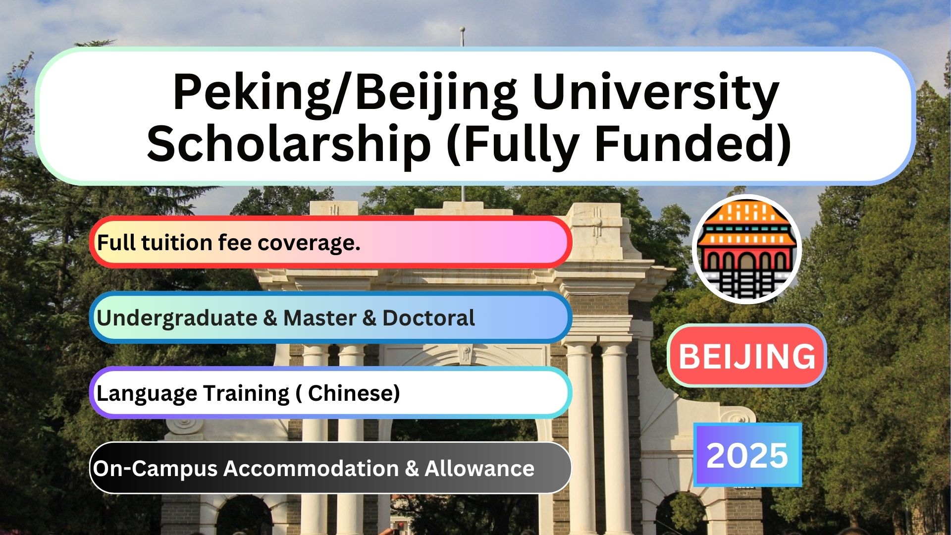 Peking/Beijing University Scholarship (Fully Funded)