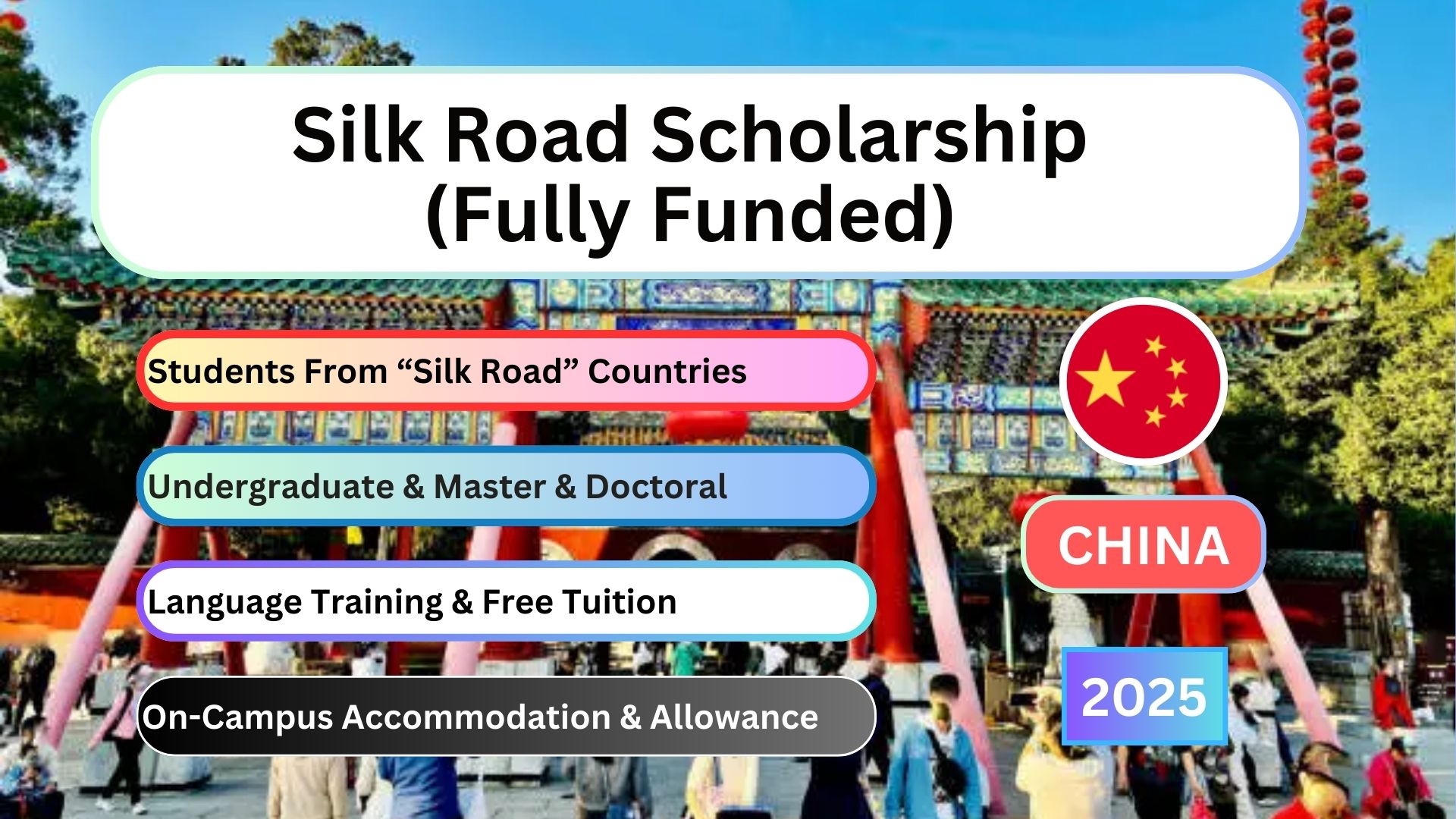 Silk Road Scholarship (Fully Funded)