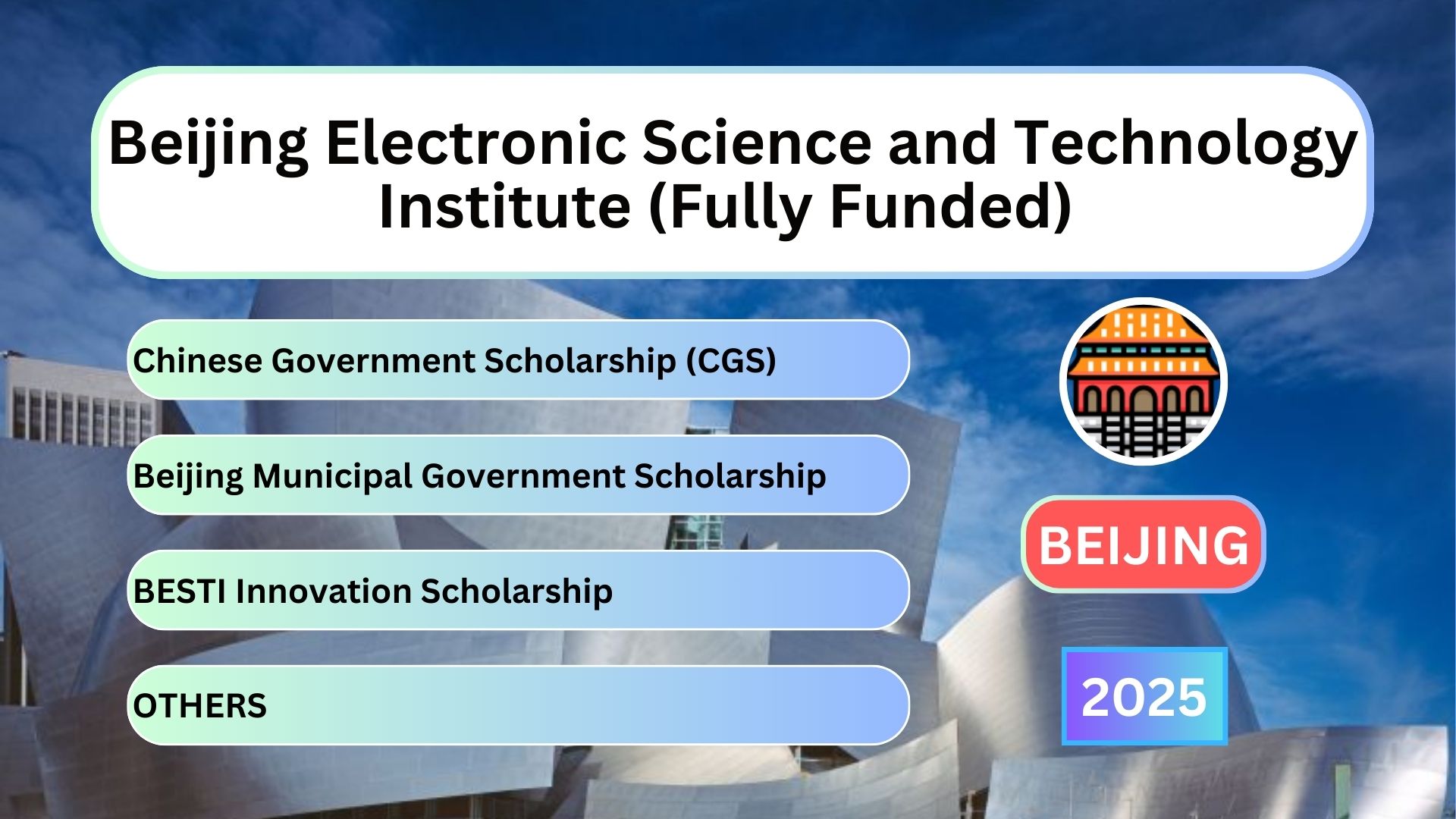 Beijing Electronic Science and Technology Institute (Fully Funded)