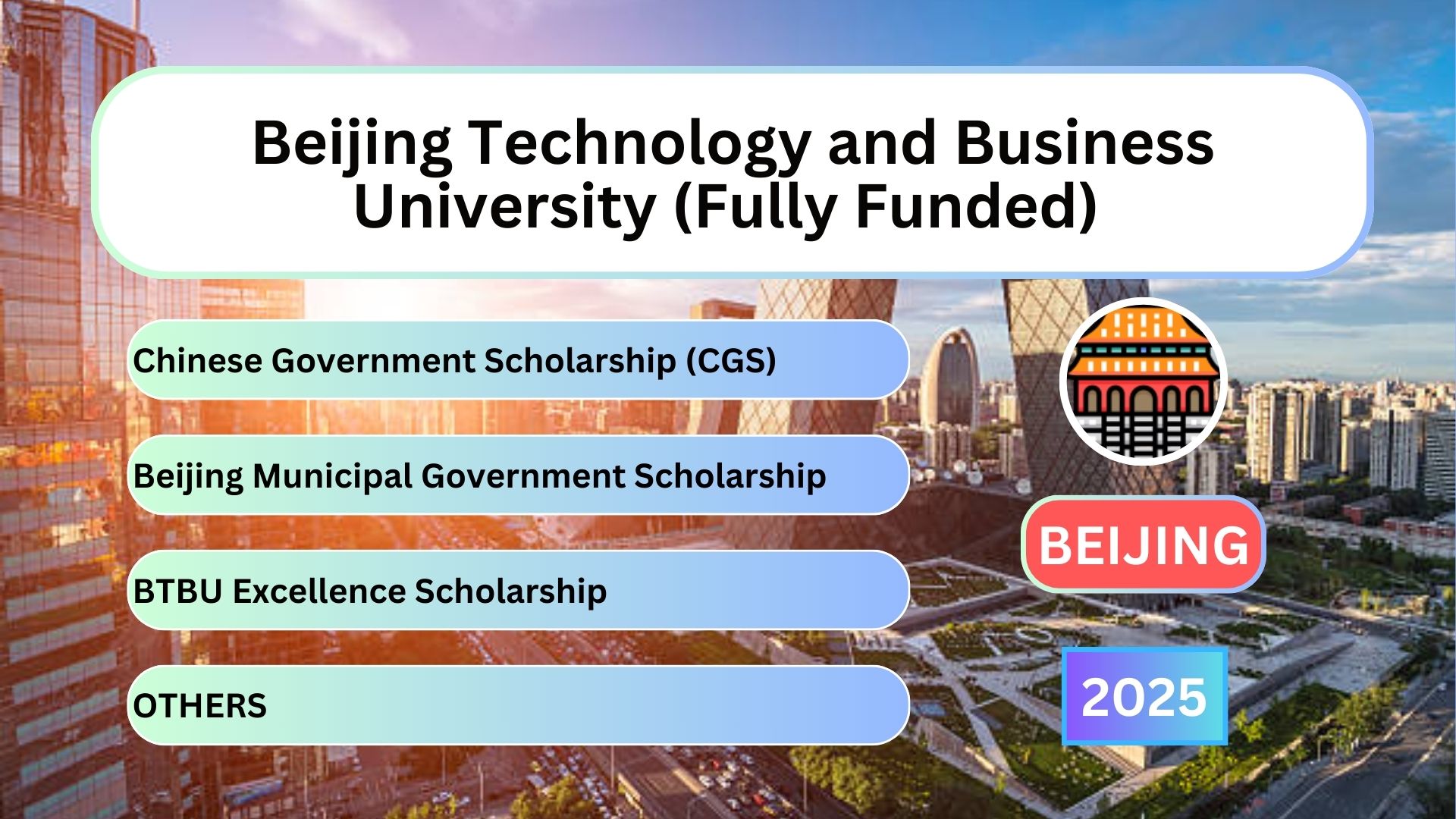 Beijing Technology and Business University (Fully Funded)