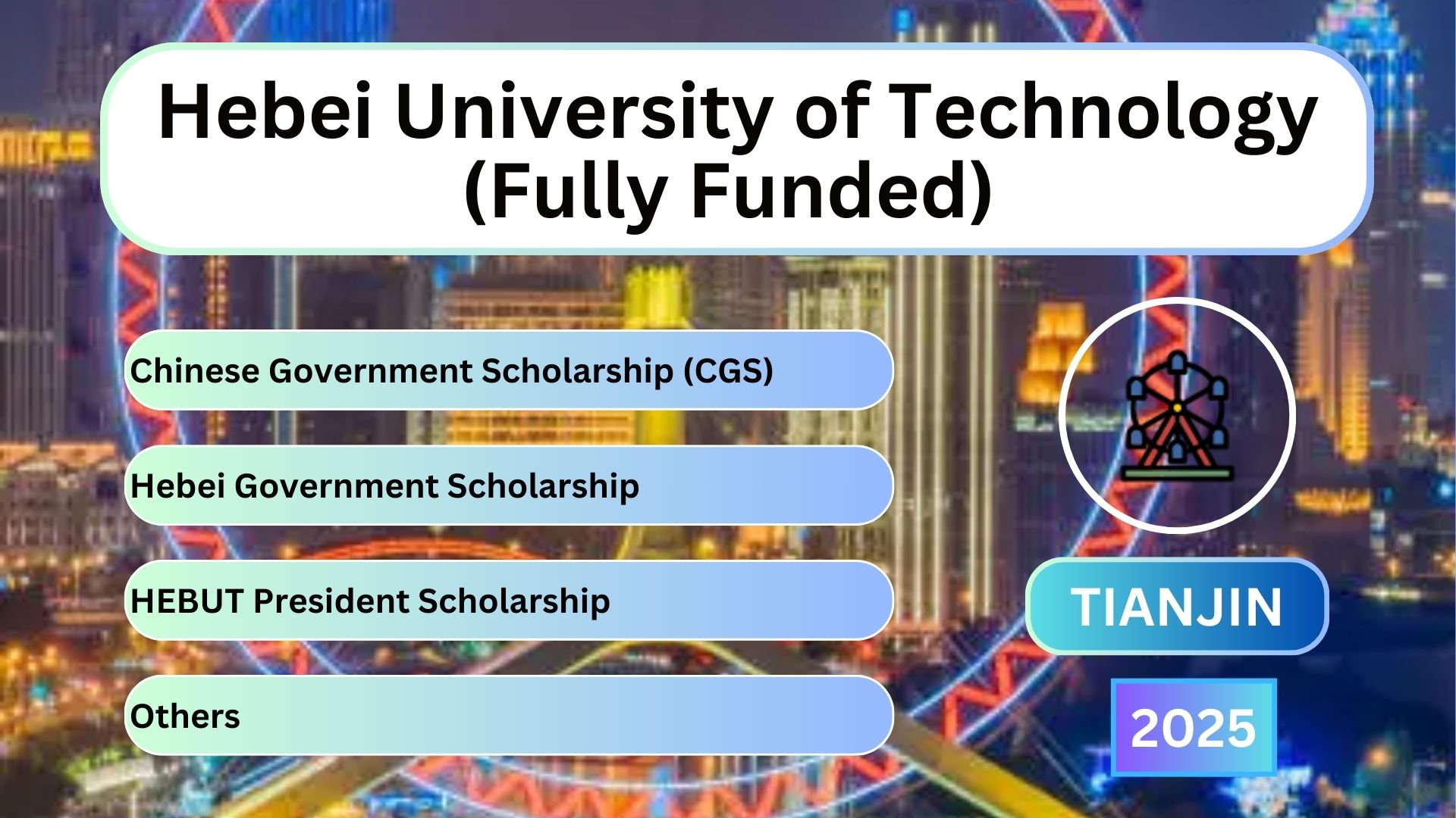 Hebei University of Technology (Fully Funded)