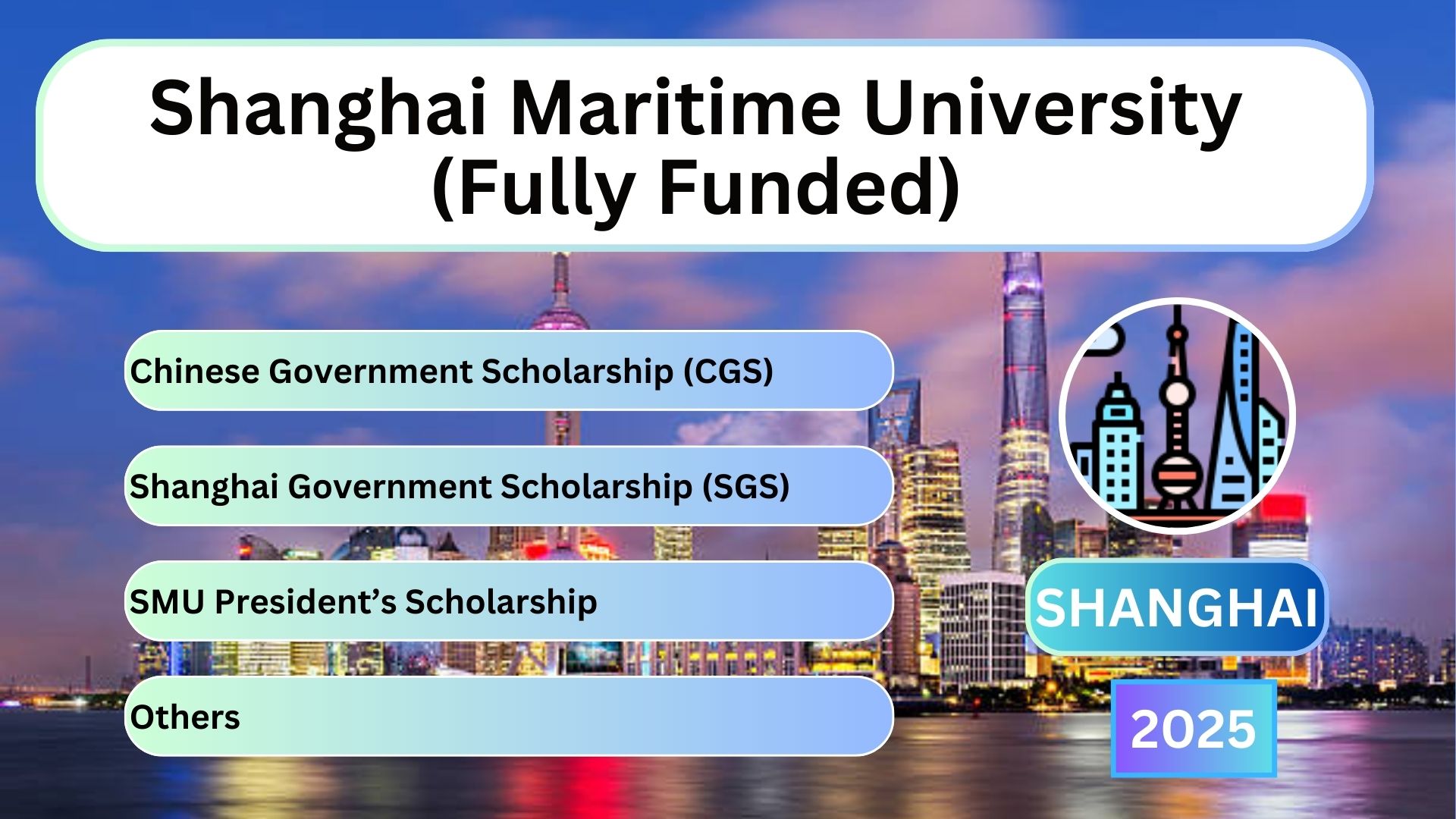 Shanghai Maritime University (Fully Funded)