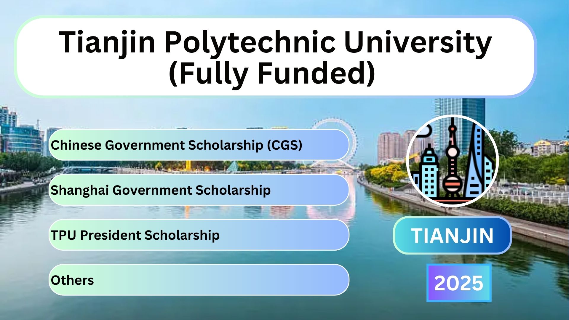 Tianjin Polytechnic University (Fully Funded)